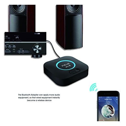 REIIE Bluetooth Audio Receiver With 3D Audio - Connect Speakers, Alexa, Any Audio System