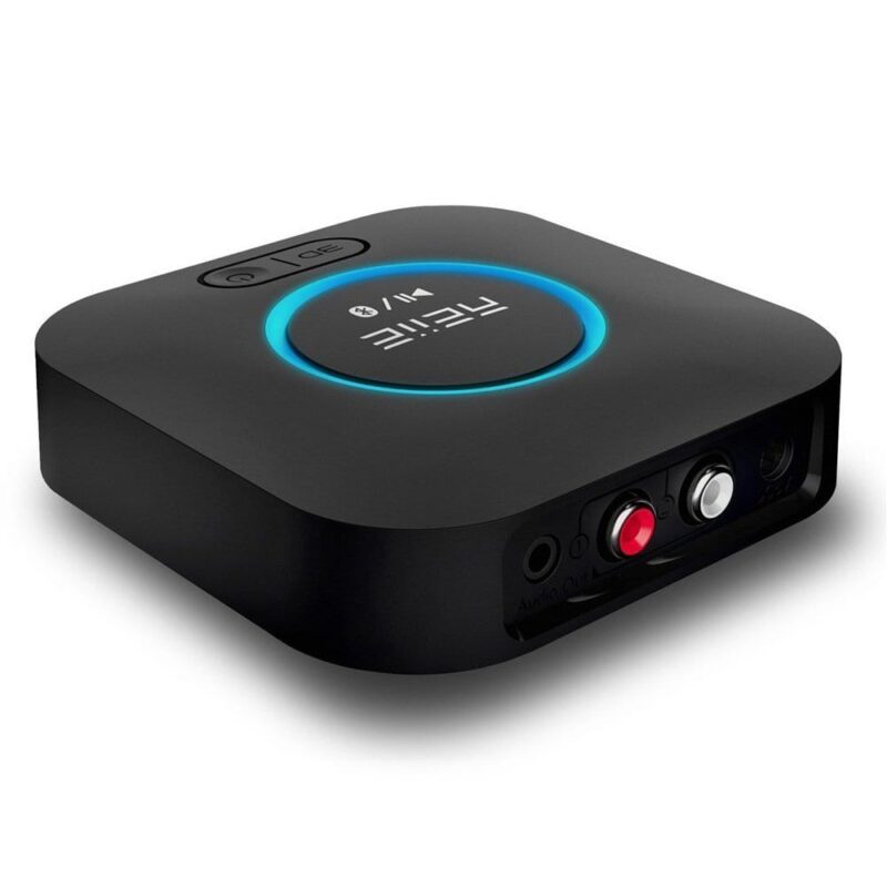 Reiie Bluetooth Audio Adapter with 3D and DSP - Black
