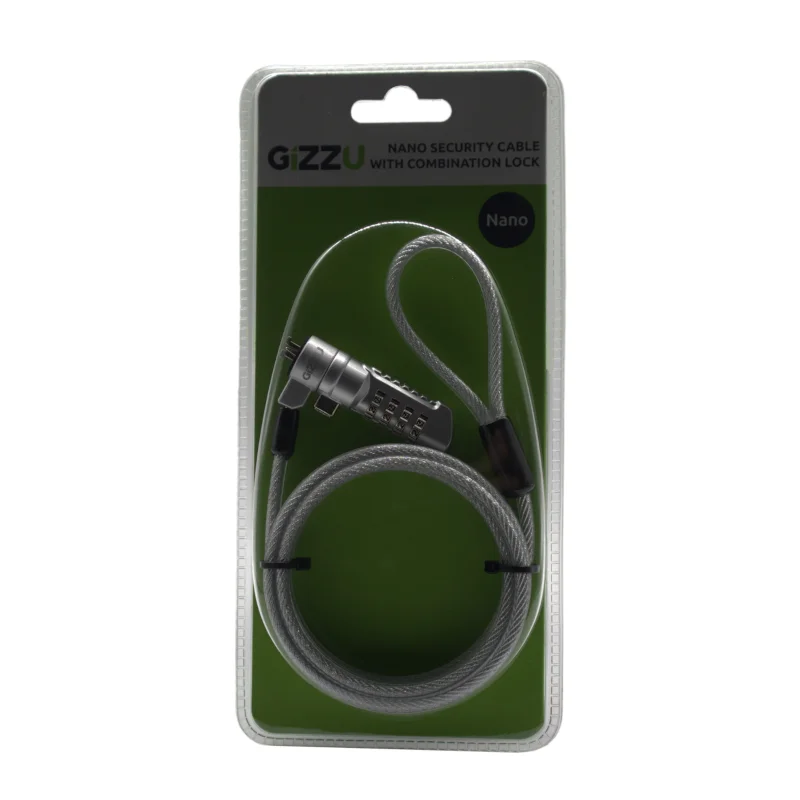 GIZZU 1.8m Nano Combination Lock Security Cable - Image 2