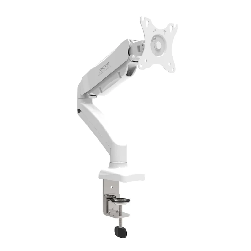 PORT Monitor Arm VESA Single Screen - White - Image 2
