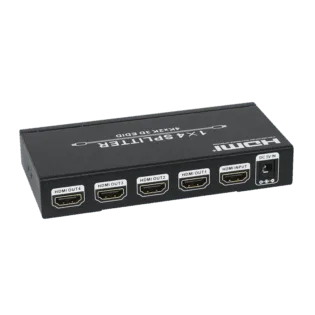HDCVT 1x4 HDMI 1.4 Splitter supports HDCP1.4 and EDID