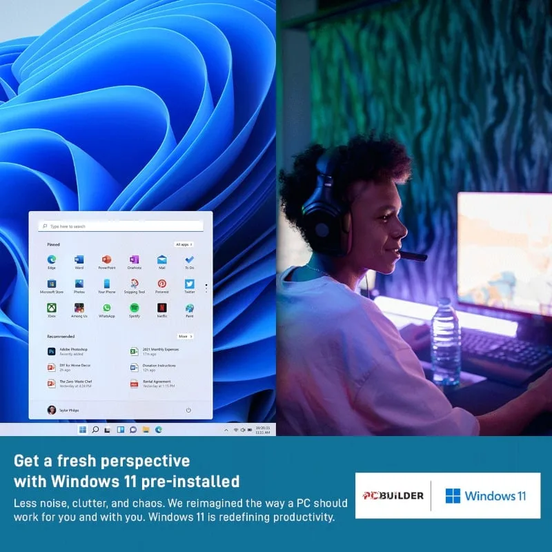 PCBuilder AMD Ryzen 5 7600 SPECIALIST Windows 11 Gaming PC - Image 5