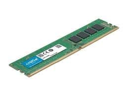 16GB Crucial, DDR4-3200MHz, PC4-25600, CL22, 288-Pin, Desktop UDIMM RAM
