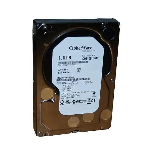 1TB WD RE (Branded CWD / Dell PowerEdge QVL), SAS, 6GB/s, 3.5”, 7200RPM, 32MB Cache, Enterprise HDD