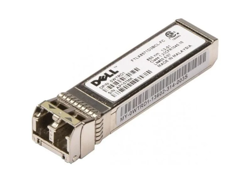 DELL (WTRD1) 10GB SFP+, SR, 850NM GBIC SFP, N743D, Optic Transceiver Module