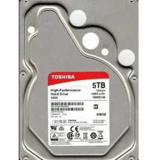 5TB Toshiba, 7200RPM, 128MB, 6Gbps, 3.5", SATA-III Hard Drive (ReNew)