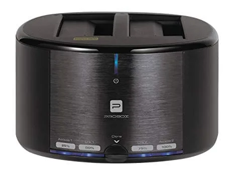 Mediasonic ProBox USB 3.0, 2 Bay 2.5" / 3.5" SATA SSD / Hard Drive Docking Station w/ Clone Function Support SATA 3 / UASP (HUD1-SU3)