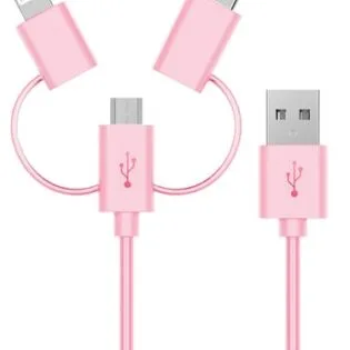 3-in-1 Cirago Charge and Sync Cable (Rose Gold) ***New Launch***