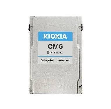 3.84TB (3840GB) Kioxia , Condor CM6-R, NVMe PCIe 4x4, 2.5" (U.3) Enterprise Performance (1 DWPD), (1.4M IOPS / 6,900MB/s) SSD