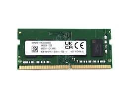 8GB Kingston, 1Rx16, DDR4-3200Mhz, SODIMM, 1.2V, PC4-25600, Notebook Memory Module