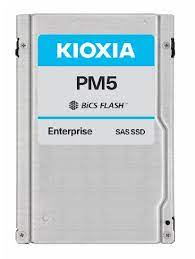 3.84TB Kioxia Enterprise PM5-R Series, 12Gbps, SAS Gen-2, RI, TLC, (1 DWPD) 2.5" Enterprise SSD