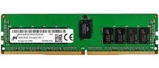 16GB Micron, PC4-19200, DDR4-2400Mhz, 2Rx8, CL17, 288-Pin, DIMM, 1.2V, Registered ECC Dual Rank, Server Memory Module