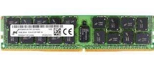 16GB Micron, 2Rx4, PC4-17000, DDR4-2133Mhz, CL15, 1.2v, ECC Registered Server Memory Module