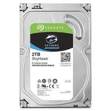 2TB Seagate Skyhawk, SATA, 6GB/s, 3.5”, 5400RPM, 256MB Cache, Surveillance HDD