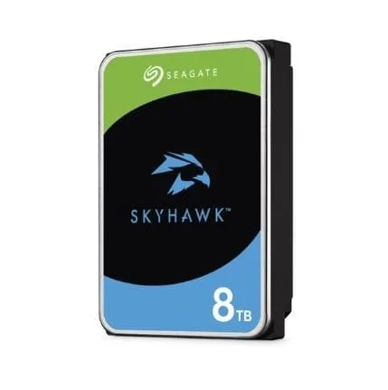 8TB Seagate SkyHawk, SATA, 6GB/s, 3.5”, 7200RPM, 256MB Cache, Surveillance HDD