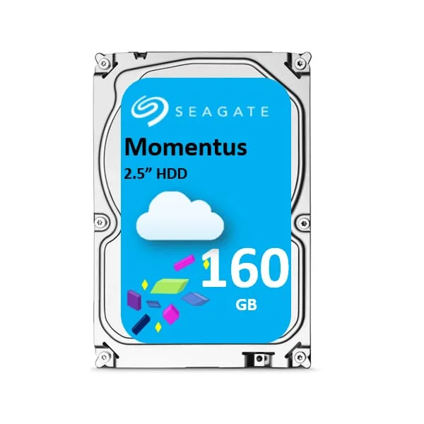 160GB Seagate Momentus 2.5" SATA 5400rpm 8MB Notebook HD