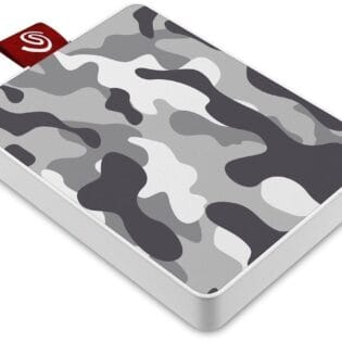 500GB Seagate One-Touch, 2.5", USB 3.0, Portable External SSD HD (Gray Camo)