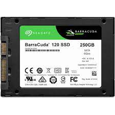 250GB Seagate Barracuda 120, 2.5", 7mm (0.26 DWPD) SATA III 6Gbs, SSD