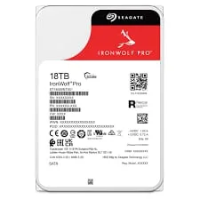 18TB Seagate IronWolf Pro, SATA, 6GB/s, 3.5", 7200RPM, 256MB Cache, Enterprise NAS HDD