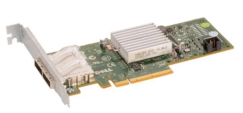 Dell SAS-6 GB HBA External Controller Card. Full Height, Perc H200E Dual Port, PCI-E Host Bus (Renew, 1 Yr Warranty)