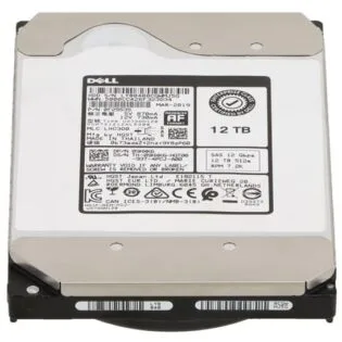 12TB Dell Enterprise (09HXK6), SAS-2 (12Gbps), LFF 3.5'', 7.2K, 512e HGST (HUH721212AL5200), Hard Disk Drive