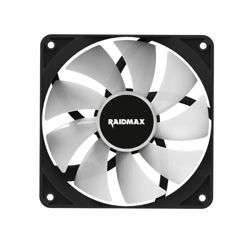 Raidmax NVX120FBDC4 120mm 3pin ARGB 4in1 Fan - Black - Image 3
