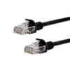 Gizzu Cat6 UTP Fly Lead Ethernet Network Cable 1m – Black