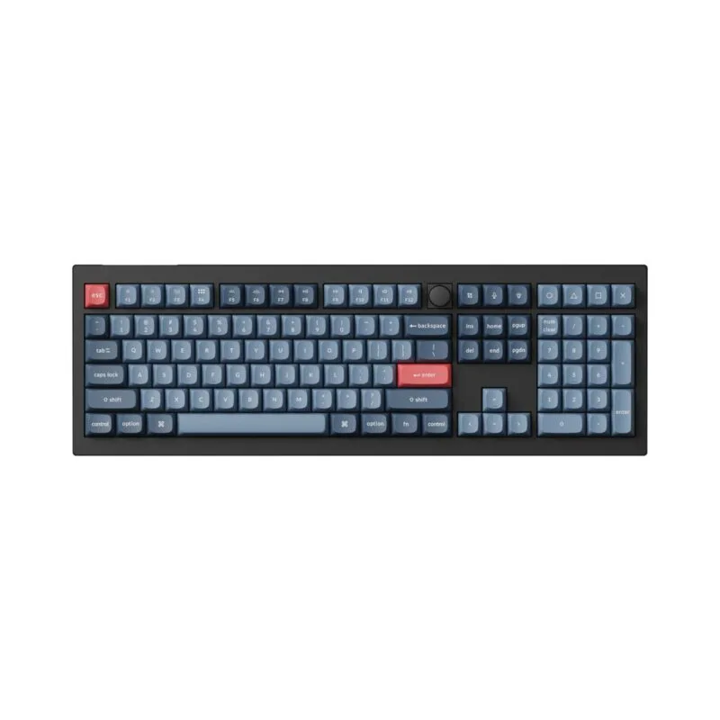 Keychron V6 Max QMK/VIA RED Wireless Custom Mechanical Keyboard | RED Switch - Black - Image 2