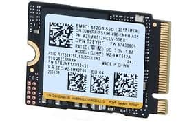 512GB Samsung BM9C1 M.2-2230, NVMe, PCIe Gen 4x4 (0.43 DWPD) SSD