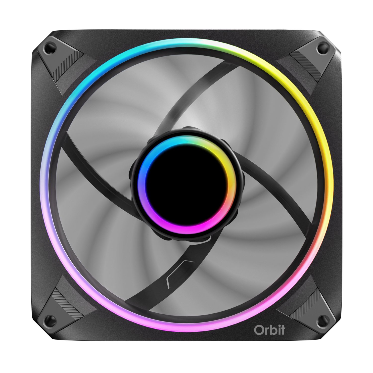 Antec ORBIT PWM 120mm ARGB Fan 3 Pack - Black - Image 2