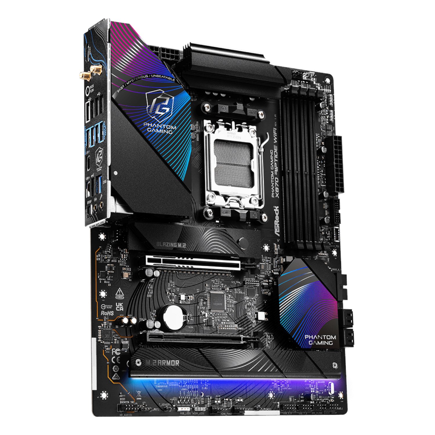 ASRock X870 Riptide AM5 Wi-Fi Phantom Gaming Motherboard - Image 3