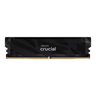 Crucial Pro 16GB 6400Mhz DDR5 Desktop OC Gaming Memory - Black