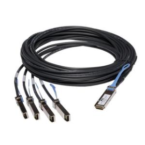 Dell Networking Cable, 40GbE QSFP+ to 4x10GbE SFP+, Passive Copper Breakout Cable, DAC, 5Meter (Dell Genuine)