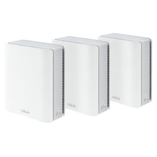 ASUS ZenWiFi BT10 Wi-Fi 7 Tri-Band 10G AiMesh Router Node (3-Pack) – White