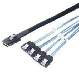 Mini SAS SFF-8087 36Pin to 4x SATA 7Pin (SFF-8087 to SATA Forward Breakout), 1Meter High Grade Data Cable