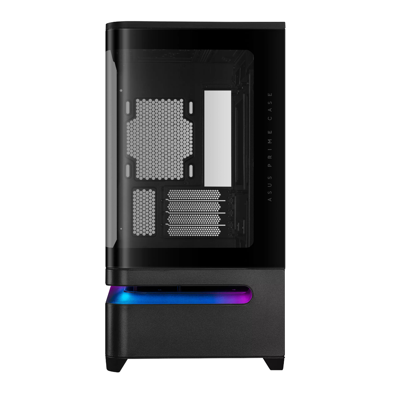 Asus Prime AP202 Curved Tempered Glass Micro-ATX Chassis – Black - Image 3