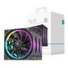 DeepCool FL12R SE 3-in-1 ARGB 120mm PWM 3 Fan Pack - Black
