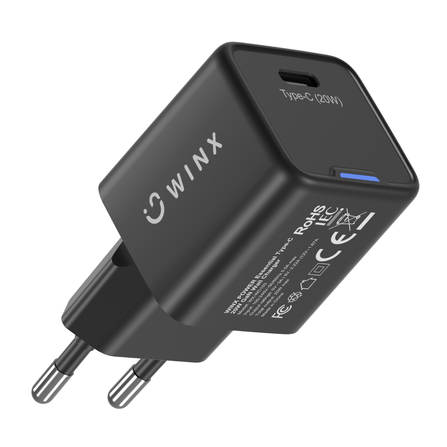 WINX POWER Essential Type-C 20W GaN Wall Charger - Image 4