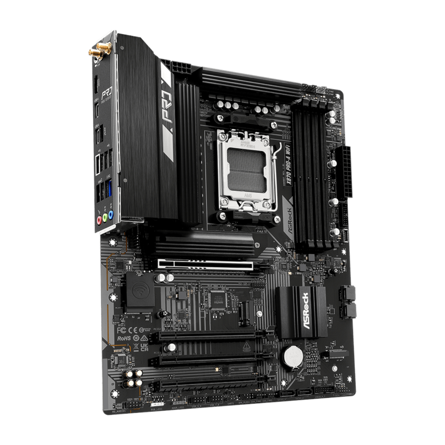 ASRock X870 A-Pro WiFi AMD AM5 ATX Gaming Motherboard - Image 3