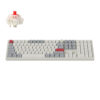 Keychron Q6 Max QMK/VIA Wireless Custom Mechanical Keyboard OSA Gateron Red Jupiter Switches - Shell White