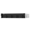 2U 8-Bay QNAP Short Depth 12" Rackmount NAS, Intel® Celeron® N5095 Quad-Core, 4GB RAM, 8 x 3.5"/2.5" SATA 6Gbs Drive Bays, 2 x 2.5GbE, 1 x HDMI 1.4b, 1 x PCIe Gen3 x2 slot, 2 x USB 3.2 Gen2 Type-A + 2 x USB 2.0, 1 x 300W PSU