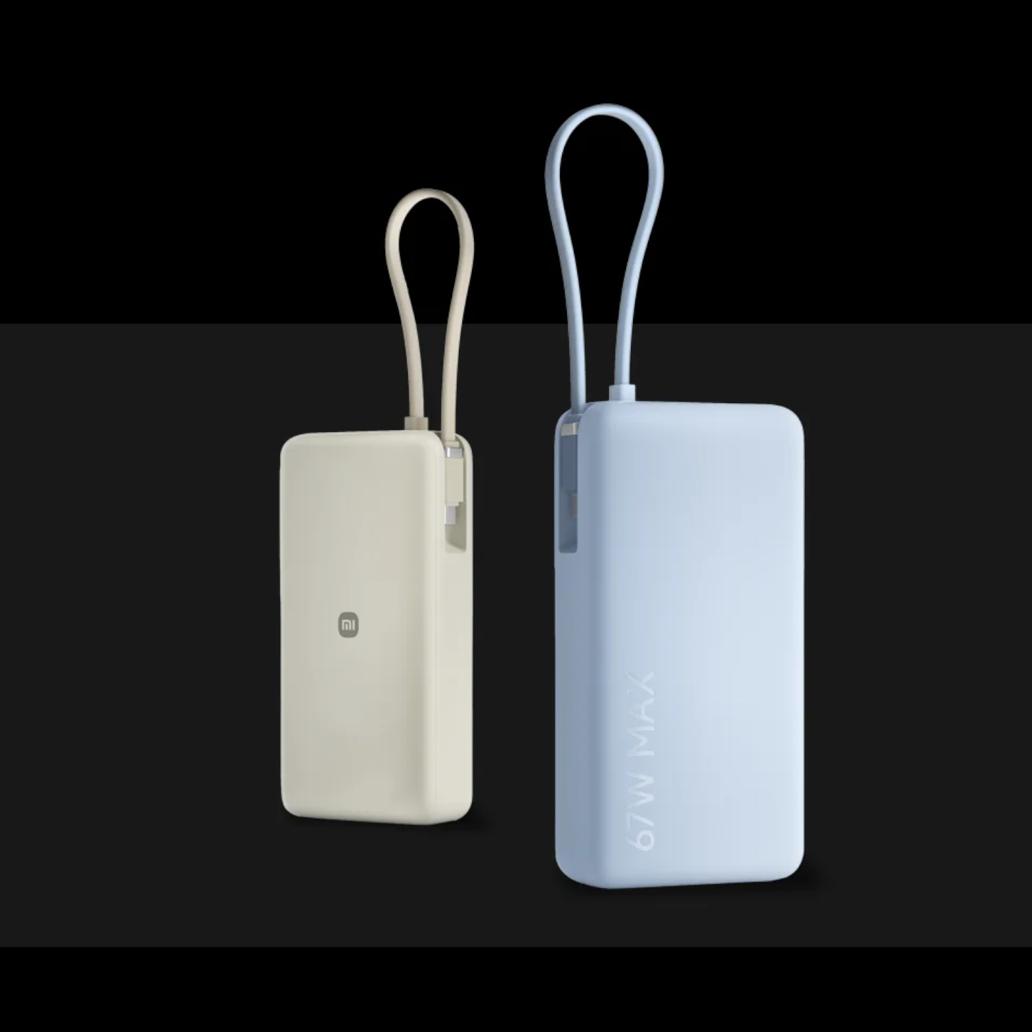 Xiaomi 67W Power Bank 20000mAh (Integrated Cable) - Tan - Image 5