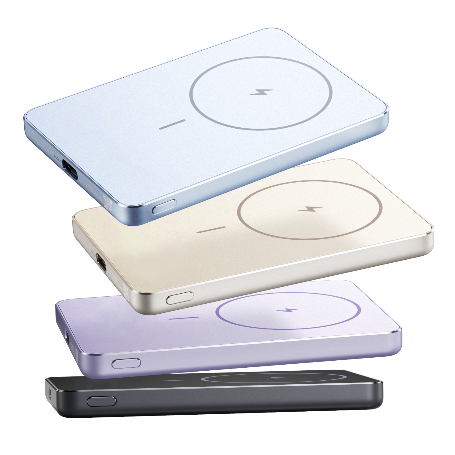 Xiaomi Super Slim Magnetic Power Bank 5000 - Gold - Image 4