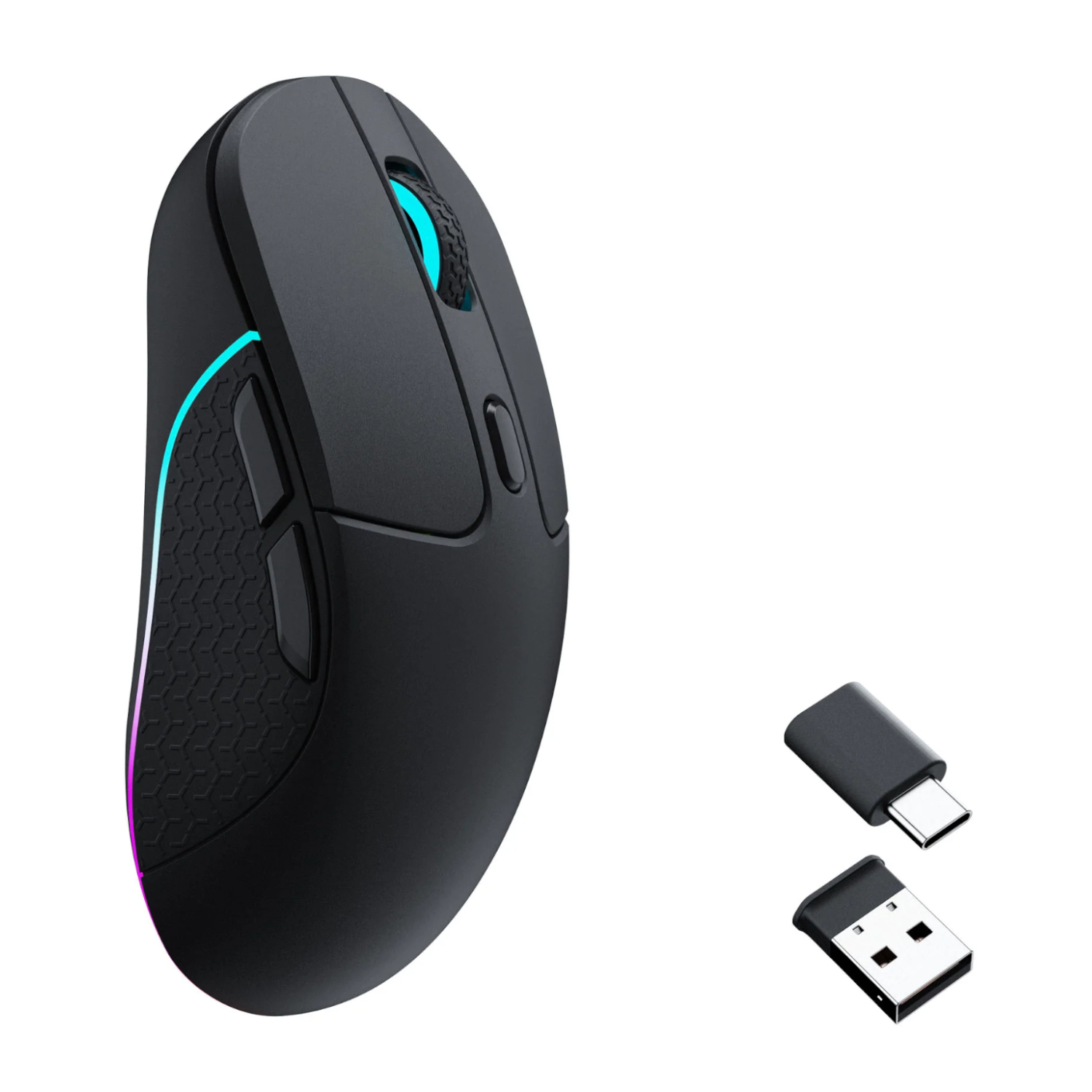 Keychron M3 RGB Wireless Optical Mouse – Black - Image 2