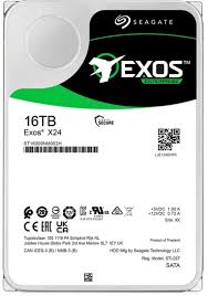16TB Seagate Exos, 3.5", SATA 6Gbs, 7200RPM, 512GB Cache, 512e/4Kn Enterprise HDD