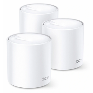 TP-Link Deco X60 (3-Pack) AX5400 Whole-Home Mesh Wi-Fi 6 System (Tri-Band)