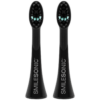 2 Replacement toothbrush heads - Black