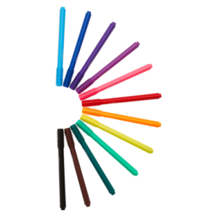 Frozen 12 Capfix Connectable Fibre Markers - Multi