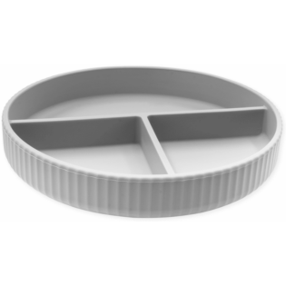 Echo Baby Silicone Suction Plate - Stone