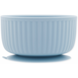 Echo Baby Silicone Suction Bowl - Powder Blue